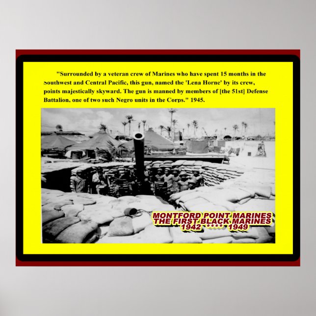 LENA HORNE GUN 1945 POSTER (Framsidan)