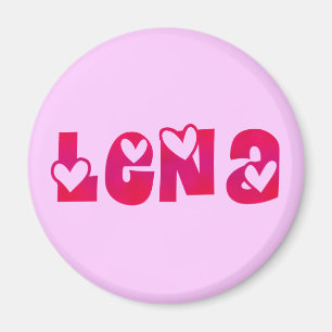 Lena in Hearts Magnet