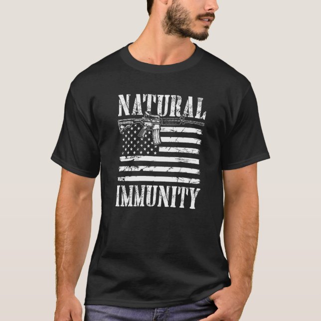 Lena Kraft mot Vaccine Natural Immity Medical Free T Shirt (Framsida)