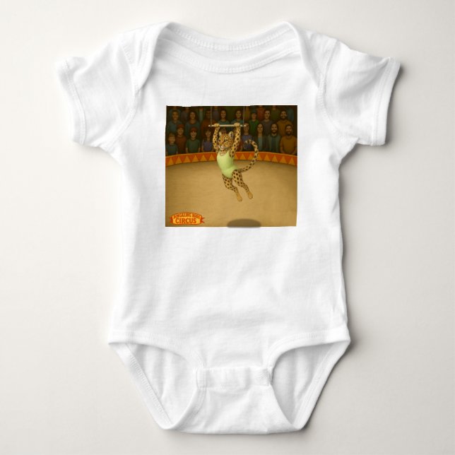 Lena leopard trapezartist t shirt (Framsida)