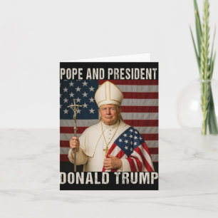 Lena Pope Trump och president Donald Trump Kort