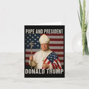 Lena Pope Trump och president Donald Trump Kort