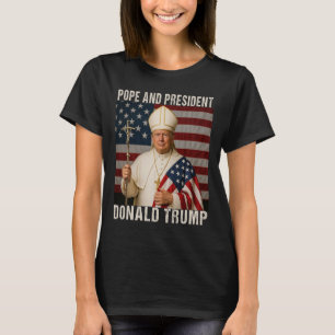 Lena Pope Trump och president Donald Trump T Shirt