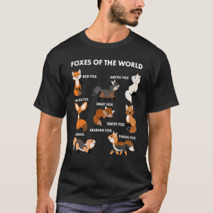 Lena rävar från World Shirt Foxes Älskare ger T
