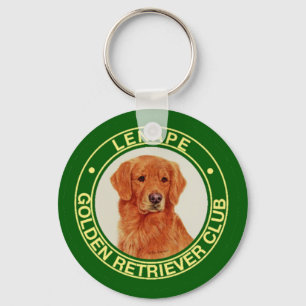 Lenape guld- Retrieverklubb Keychain Nyckelring