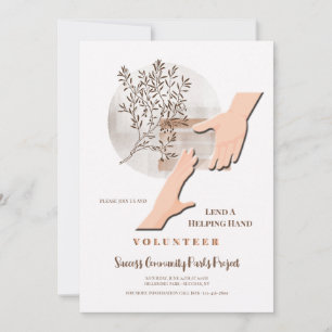 Lend a Helping Hand Inbjudningar