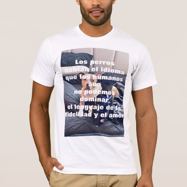 lenguaje de los perros t shirt (Framsida)