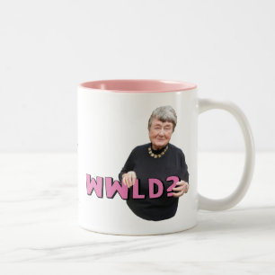 Leni brännmärker vishet - WWLD? Två-Tonad Mugg