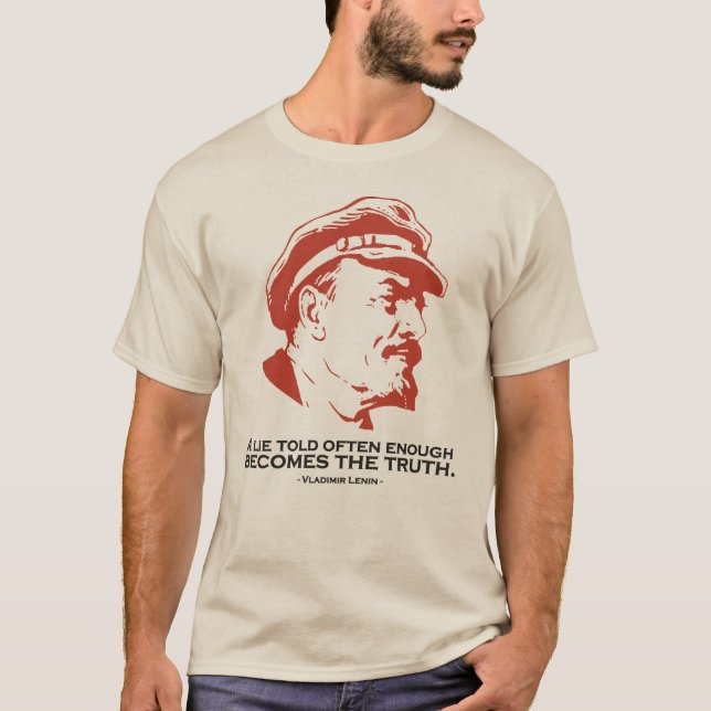 Lenin Famous Quote T Shirt (Framsida)