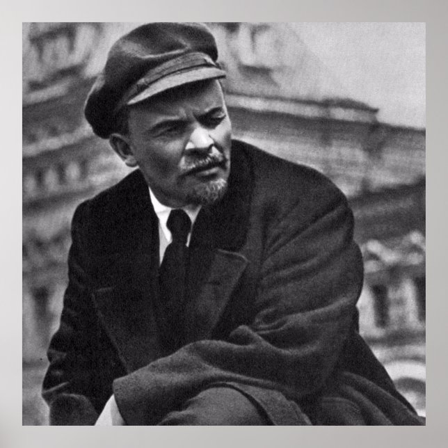 Lenin-foto porträtt poster (Framsidan)