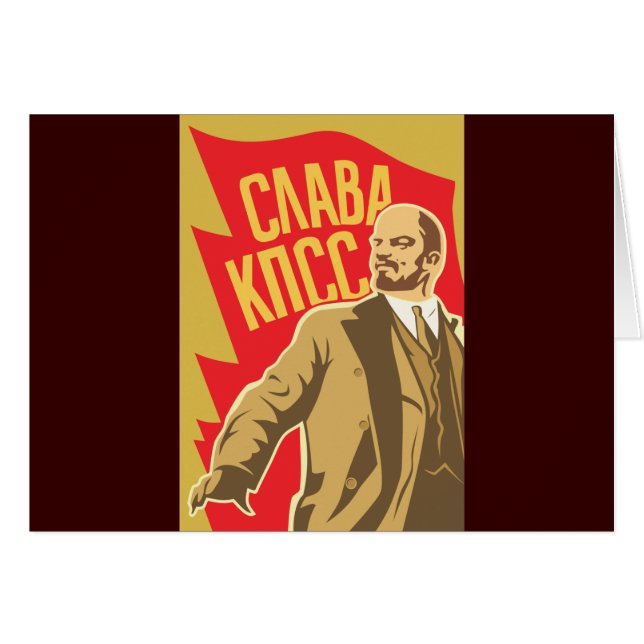 Lenin Hälsningskort (Framsidan Horizontal)