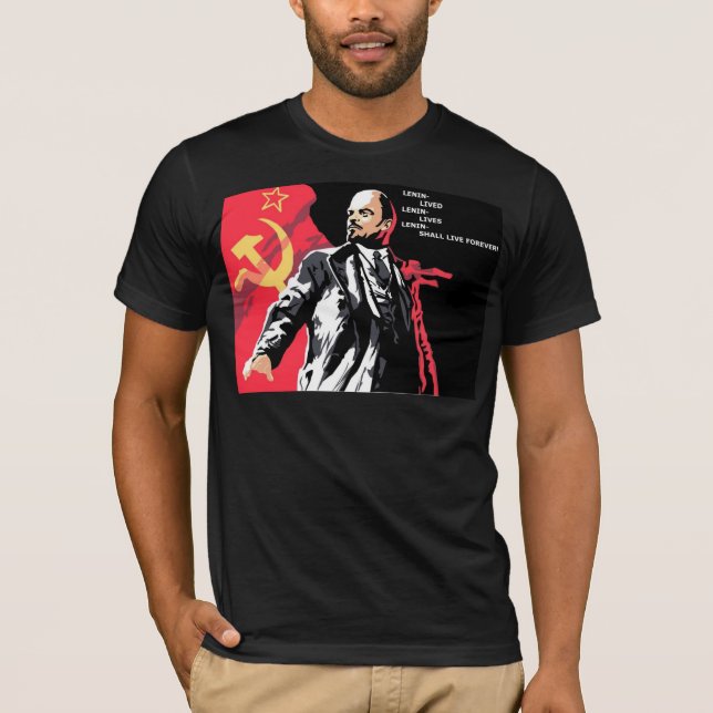"Lenin liv!", T-tröja T-shirt (Framsida)