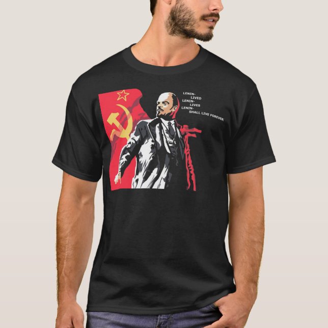 Lenin liv! T-tröja T Shirt (Framsida)