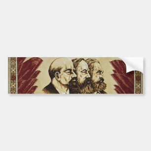 Lenin Marx Engels socialistbildekal Bildekal