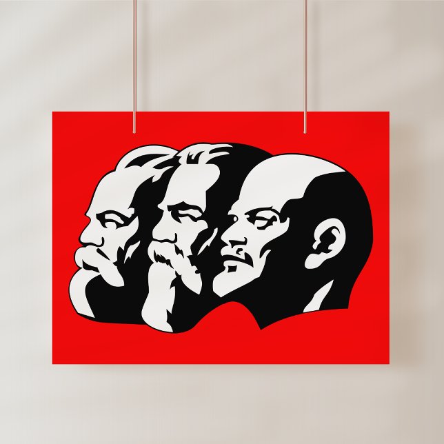 Lenin, Marx, Engels, Sovjetunionen, Kommunism Fototryck (Skapare uppladdad)