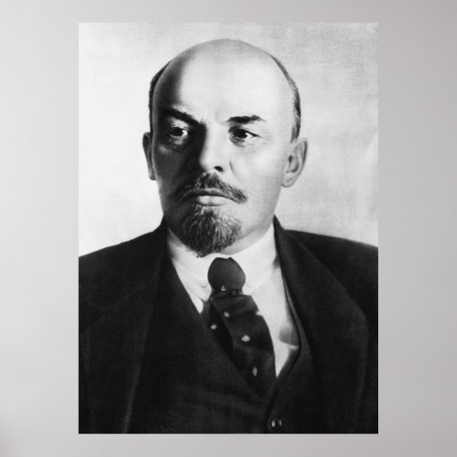 Lenin photo portrait poster (Framsidan)