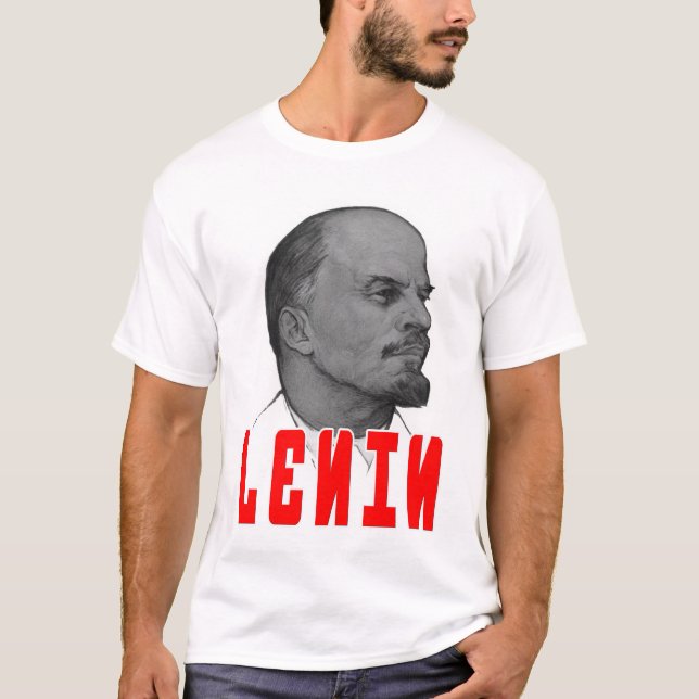 Lenin profilerar manar skjorta tee (Framsida)