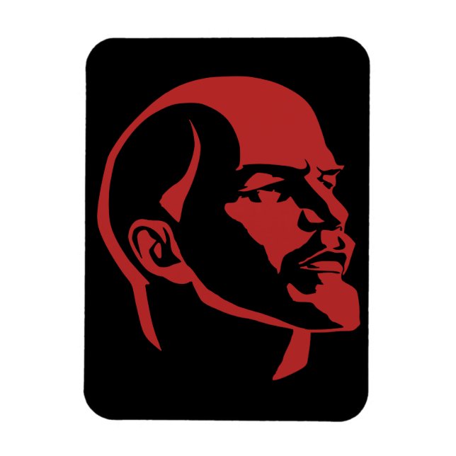 Lenin, Sovjet, CCCP, Sovjetunionen, Kommunism Magnet (Vertikal)