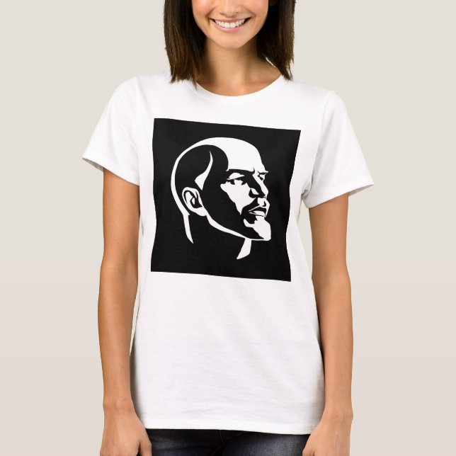 Lenin, Sovjet, CCCP, Sovjetunionen, Kommunism T Shirt (Framsida)
