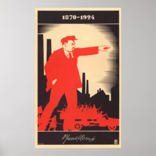 Lenin sovjetisk affisch