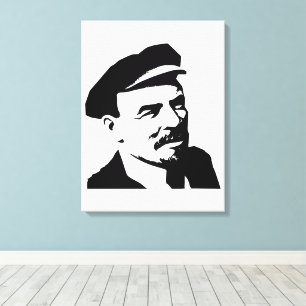 Lenin, Sovjetunionen, CCCP, Sovjetunionen, Kommuni Canvastryck