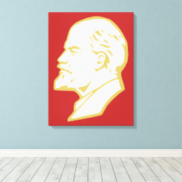 Lenin, Sovjetunionen, CCCP, Sovjetunionen, Kommuni Canvastryck