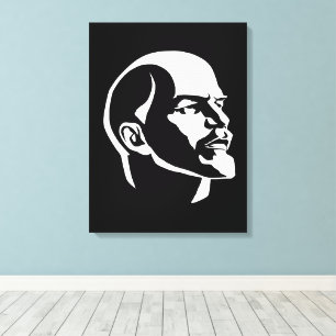 Lenin, Sovjetunionen, CCCP, Sovjetunionen, Kommuni Canvastryck