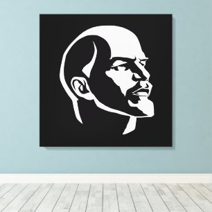 Lenin, Sovjetunionen, CCCP, Sovjetunionen, Kommuni Canvastryck