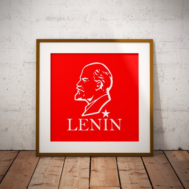 Lenin, Sovjetunionen, CCCP, Sovjetunionen, Kommuni Fototryck (Skapare uppladdad)