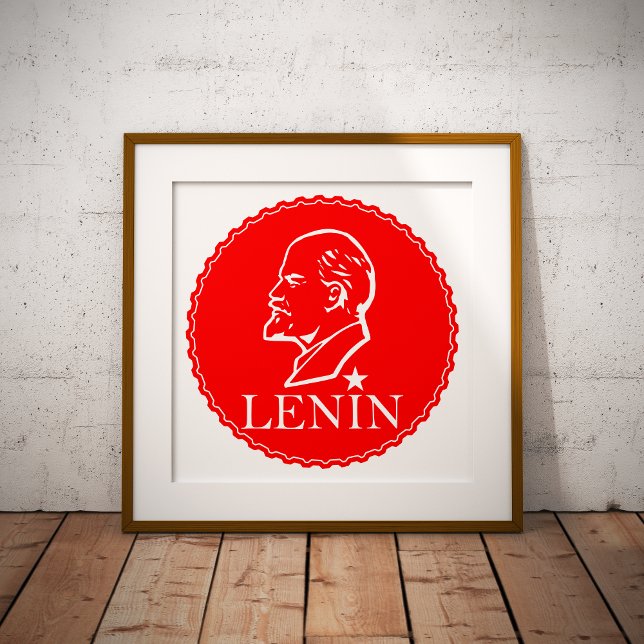 Lenin, Sovjetunionen, CCCP, Sovjetunionen, Kommuni Fototryck (Skapare uppladdad)