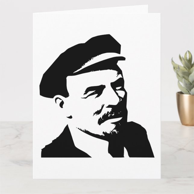 Lenin, Sovjetunionen, CCCP, Sovjetunionen, kommuni Kort (Liten växt)