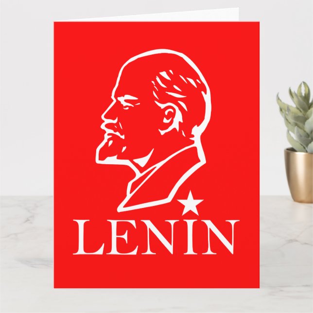 Lenin, Sovjetunionen, CCCP, Sovjetunionen, kommuni Kort (Liten växt)