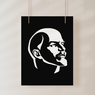 Lenin, Sovjetunionen, CCCP, Sovjetunionen, Kommuni Poster