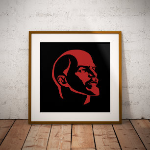 Lenin, Sovjetunionen, CCCP, Sovjetunionen, Kommuni Poster