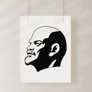 Lenin, Sovjetunionen, CCCP, Sovjetunionen, Kommuni Poster