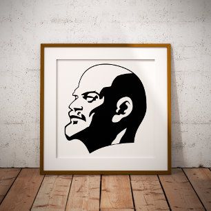 Lenin, Sovjetunionen, CCCP, Sovjetunionen, Kommuni Poster