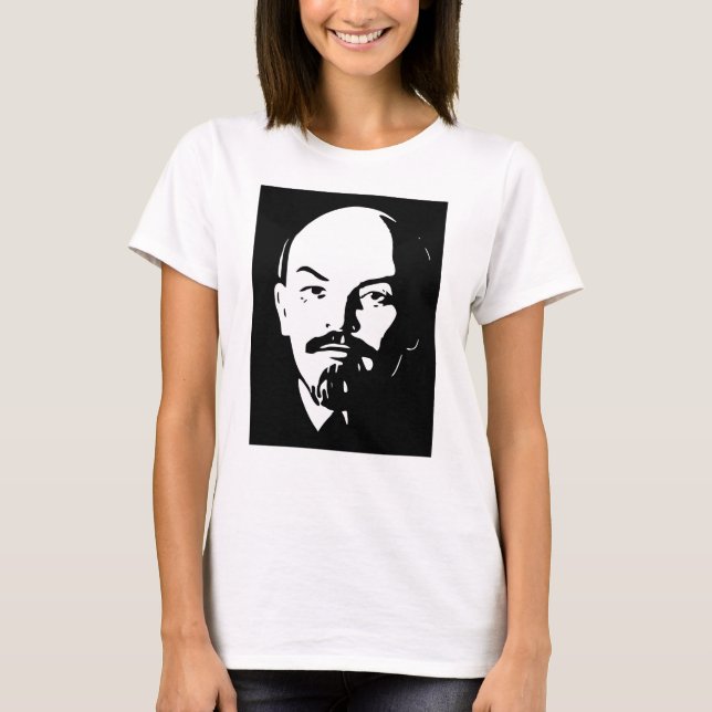 Lenin, Sovjetunionen, CCCP, Sovjetunionen, Kommuni T Shirt (Framsida)