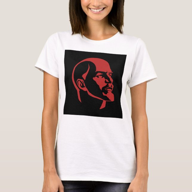 Lenin, Sovjetunionen, CCCP, Sovjetunionen, Kommuni T Shirt (Framsida)