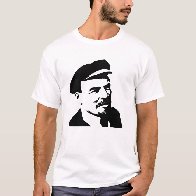 Lenin, Sovjetunionen, CCCP, Sovjetunionen, Kommuni T Shirt (Framsida)