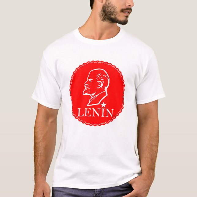 Lenin, Sovjetunionen, CCCP, Sovjetunionen, Kommuni T Shirt (Framsida)