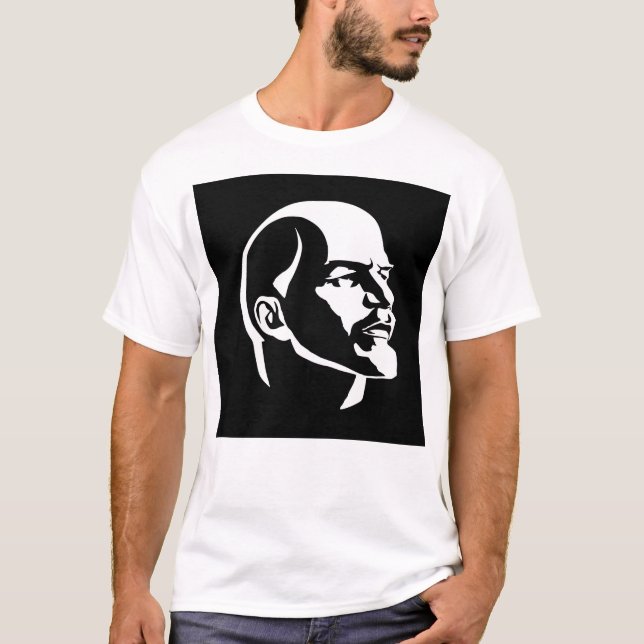 Lenin, Sovjetunionen, CCCP, Sovjetunionen, Kommuni T Shirt (Framsida)