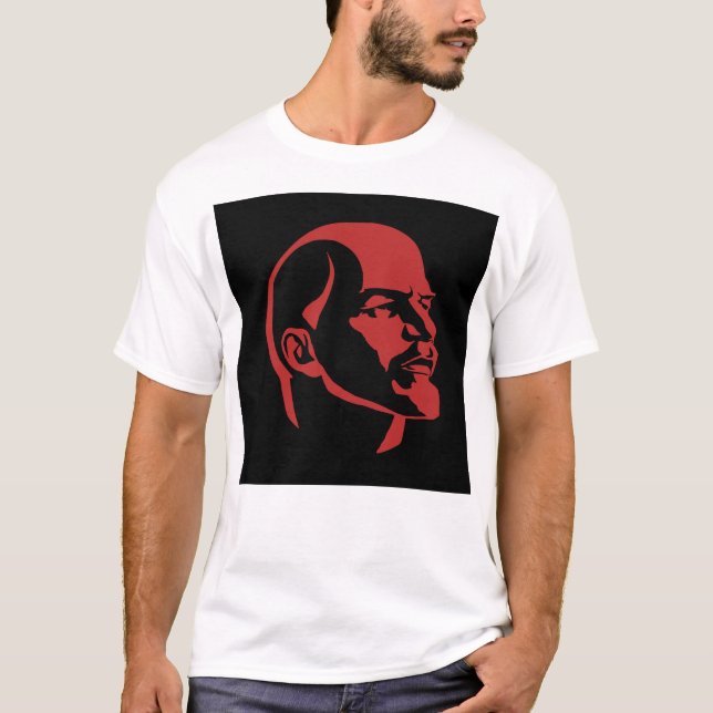 Lenin, Sovjetunionen, CCCP, Sovjetunionen, Kommuni T Shirt (Framsida)