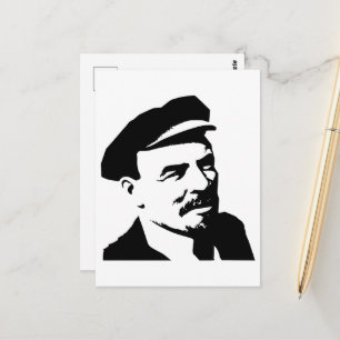 Lenin, Sovjetunionen, CCCP, Sovjetunionen, Kommuni Vykort