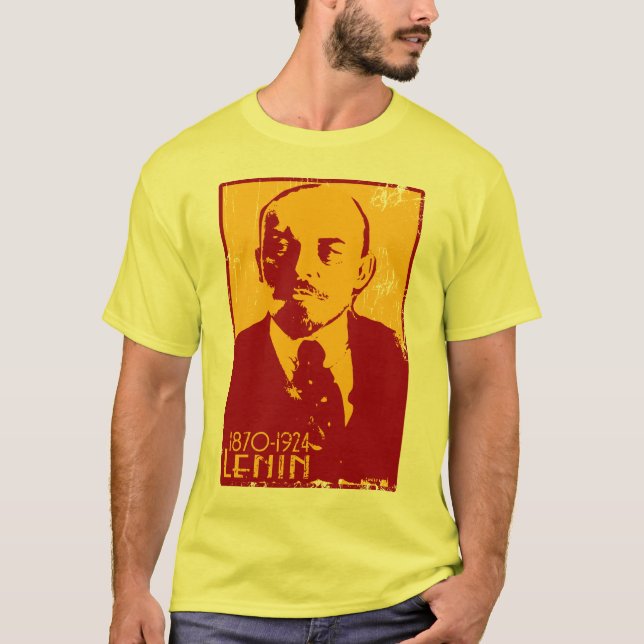 Lenin T-tröja T Shirt (Framsida)