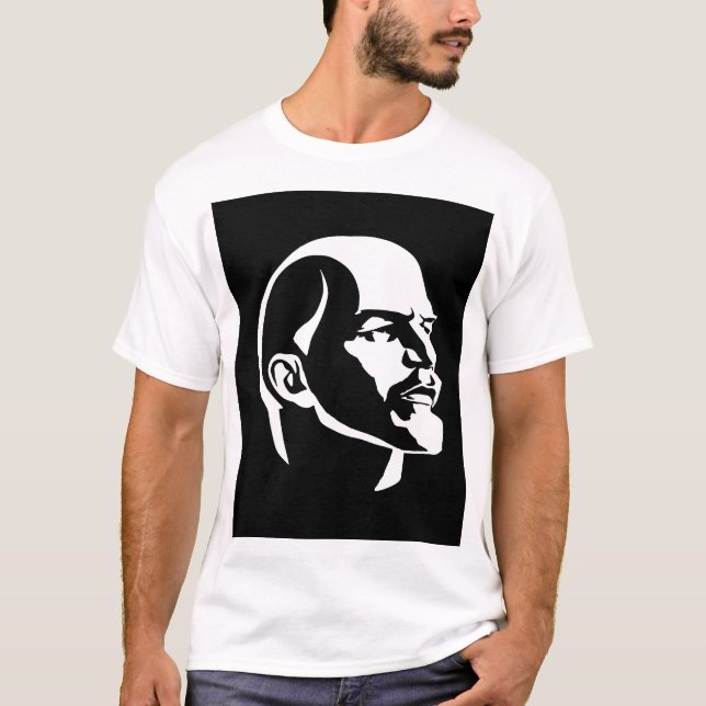 Lenin, USSR, CCCP, Soviet Union, Communism T Shirt (Framsida)