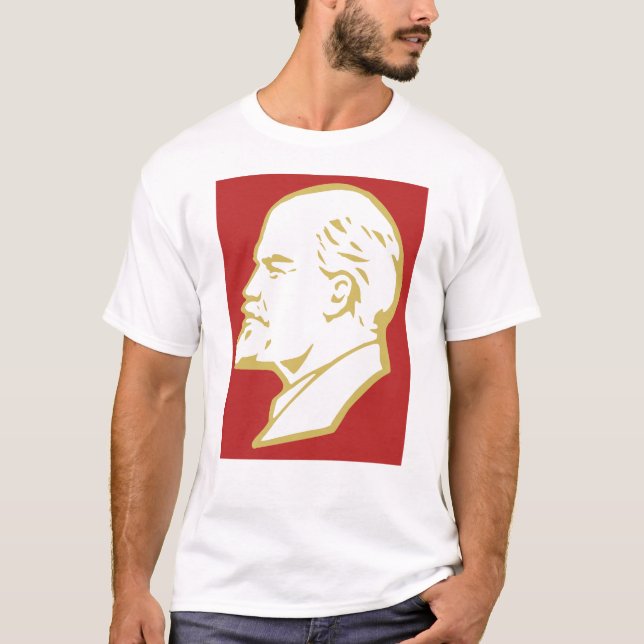 Lenin, USSR, CCCP, Soviet Union, Communism T Shirt (Framsida)