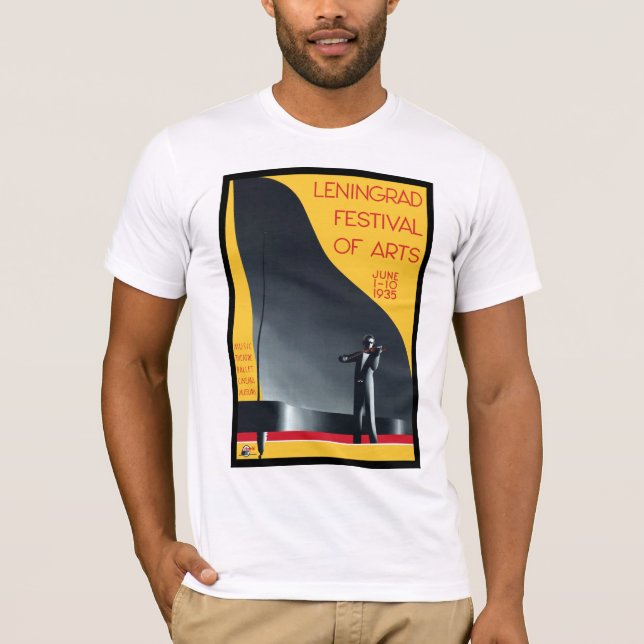 Leningrad Festival of the Arts Tee Shirt (Framsida)