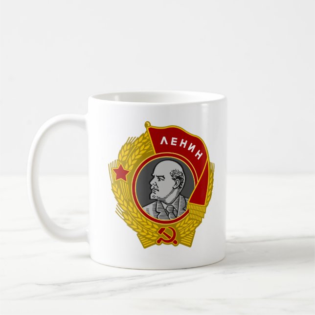 Lenins order kaffemugg (Vänster)