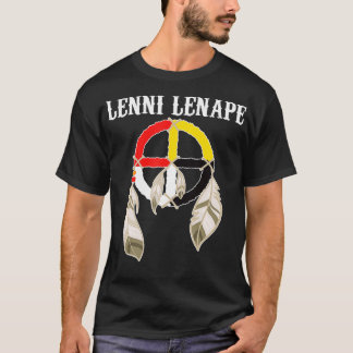 Lenni Lenape Delaware Native American Indians Medi T Shirt