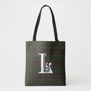 Lennie Klan Tartan Monogram Tygkasse